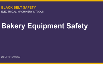 Bakery Equipment Safety