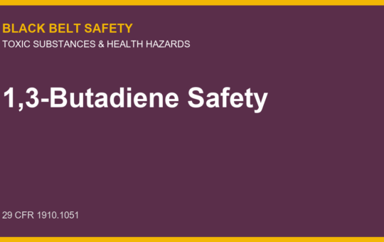 1,3-Butadiene Safety course cover