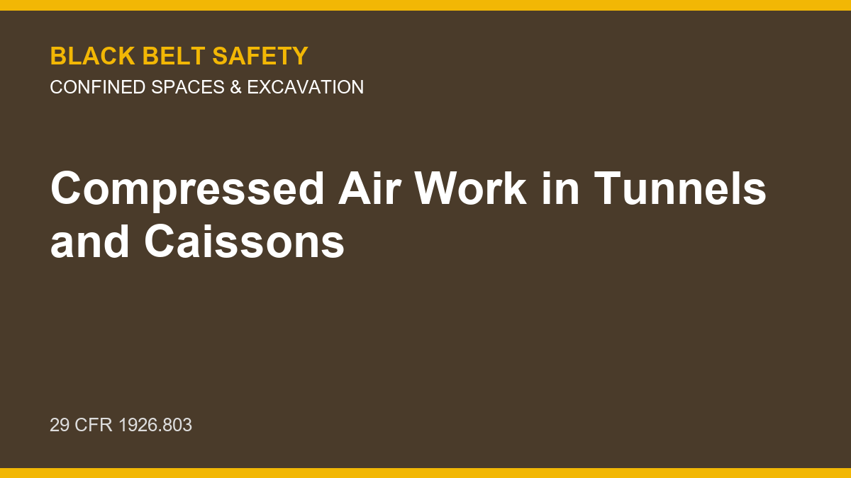 Compressed Air Work in Tunnels and Caissons