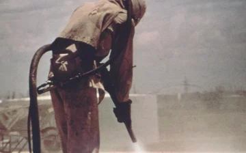 Ventilation and Abrasive Blasting in Construction