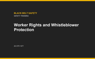 Worker Rights and Whistleblower Protection (OSH Act Section 11(c))